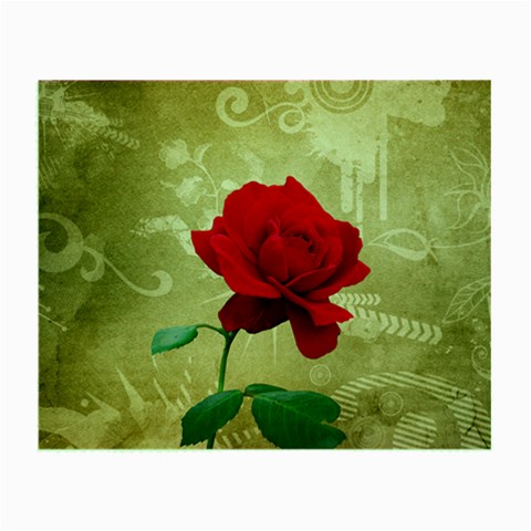 Red Rose Art Small Glasses Cloth from ArtsNow.com Front