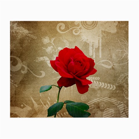 Red Rose Art Small Glasses Cloth (2 Sides) from ArtsNow.com Back