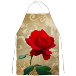 Red Rose Art Full Print Apron