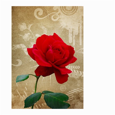 Red Rose Art Large Garden Flag (Two Sides) from ArtsNow.com Back