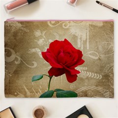 Red Rose Art Cosmetic Bag (XXXL) from ArtsNow.com Front