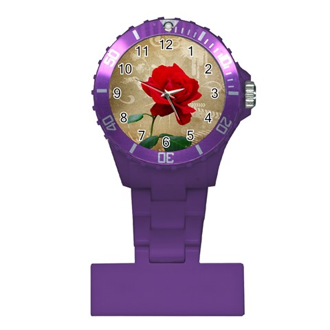 Red Rose Art Plastic Nurses Watch from ArtsNow.com Front