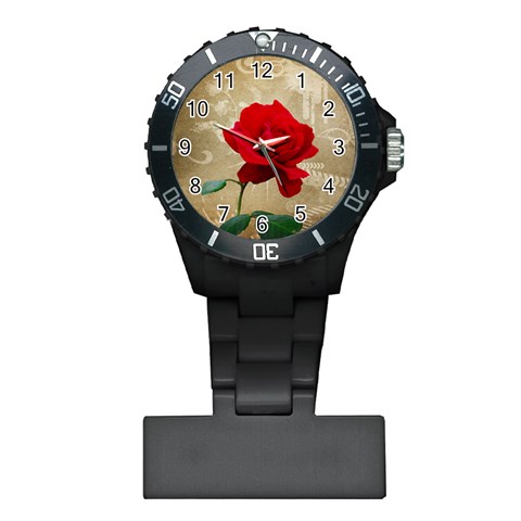 Red Rose Art Plastic Nurses Watch from ArtsNow.com Front