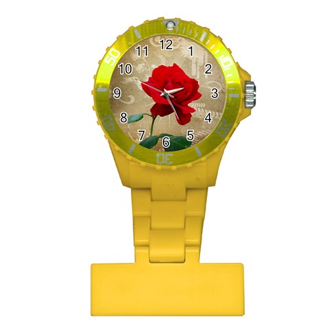 Red Rose Art Plastic Nurses Watch from ArtsNow.com Front