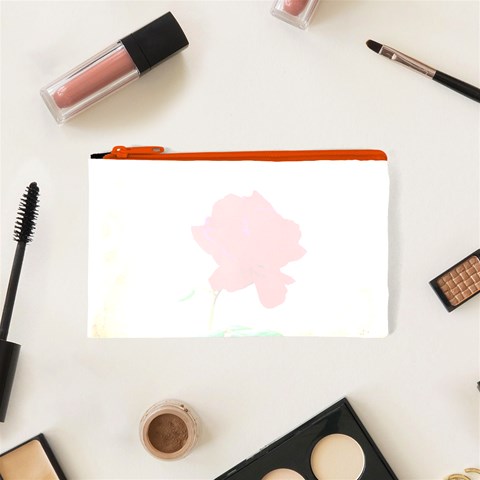 Red Rose Art Cosmetic Bag (XS) from ArtsNow.com Front