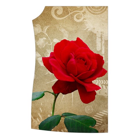 Red Rose Art Women s Button Up Vest from ArtsNow.com Front Right