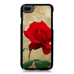 Red Rose Art iPhone 8 Seamless Case (Black)