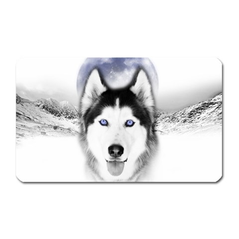 Wolf Moon Mountains Magnet (Rectangular) from ArtsNow.com Front