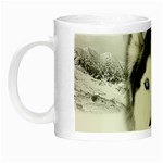 Wolf Moon Mountains Night Luminous Mug