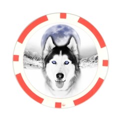 Wolf Moon Mountains Poker Chip Card Guard (10 pack) from ArtsNow.com Back