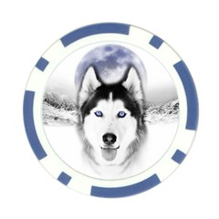 Wolf Moon Mountains Poker Chip Card Guard (10 pack) from ArtsNow.com Back