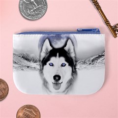 Wolf Moon Mountains Mini Coin Purse from ArtsNow.com Back