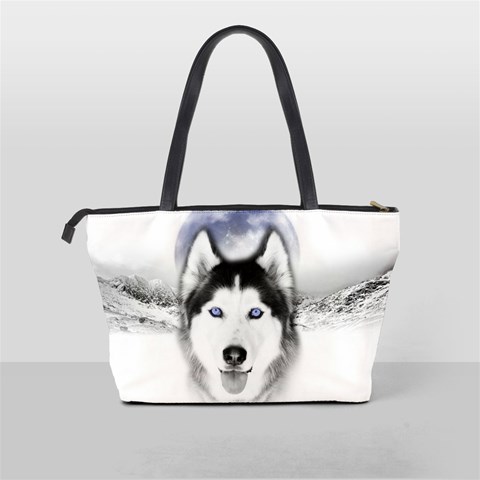 Wolf Moon Mountains Classic Shoulder Handbag from ArtsNow.com Back