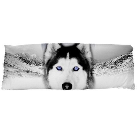 Wolf Moon Mountains Body Pillow Case Dakimakura (Two Sides) from ArtsNow.com Back