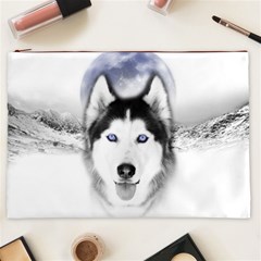 Wolf Moon Mountains Cosmetic Bag (XXL) from ArtsNow.com Front