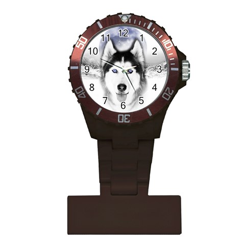 Wolf Moon Mountains Plastic Nurses Watch from ArtsNow.com Front