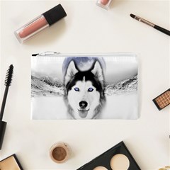 Wolf Moon Mountains Cosmetic Bag (XS) from ArtsNow.com Front