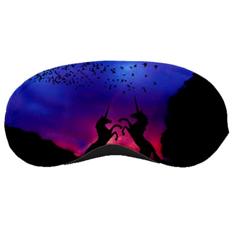 Unicorn Sunset Sleeping Mask from ArtsNow.com Front