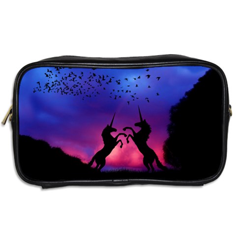 Unicorn Sunset Toiletries Bag (Two Sides) from ArtsNow.com Back