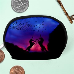 Unicorn Sunset Accessory Pouch (Medium) from ArtsNow.com Back