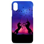 Unicorn Sunset iPhone X/XS Black UV Print Case