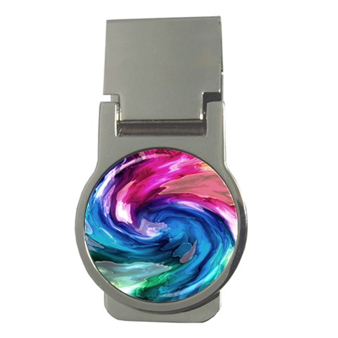 Water Paint Money Clip (Round) from ArtsNow.com Front