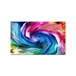 Water Paint Sticker Rectangular (10 pack)