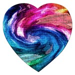 Water Paint Jigsaw Puzzle (Heart)