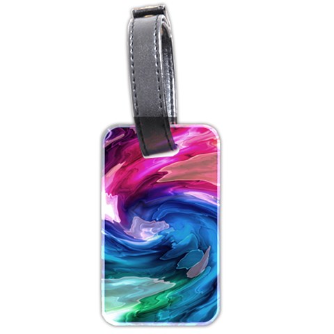 Water Paint Luggage Tag (two sides) from ArtsNow.com Back