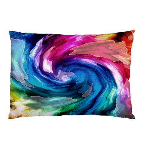 Water Paint Pillow Case (Two Sides) from ArtsNow.com Back