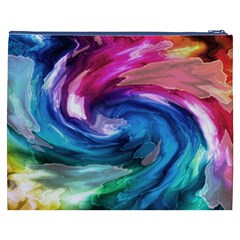 Water Paint Cosmetic Bag (XXXL) from ArtsNow.com Back