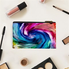 Water Paint Cosmetic Bag (XS) from ArtsNow.com Back