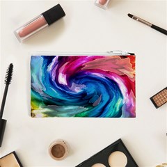 Water Paint Cosmetic Bag (XS) from ArtsNow.com Back