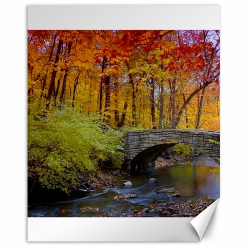 Stone Country Bridge Canvas 11  x 14  from ArtsNow.com 10.95 x13.48  Canvas - 1