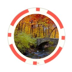 Stone Country Bridge Poker Chip Card Guard from ArtsNow.com Back