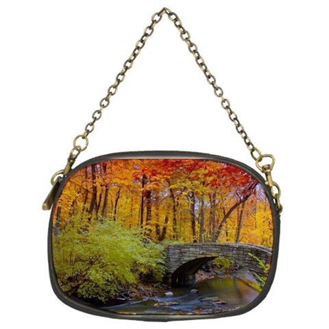 Stone Country Bridge Chain Purse (Two Sides) from ArtsNow.com Back