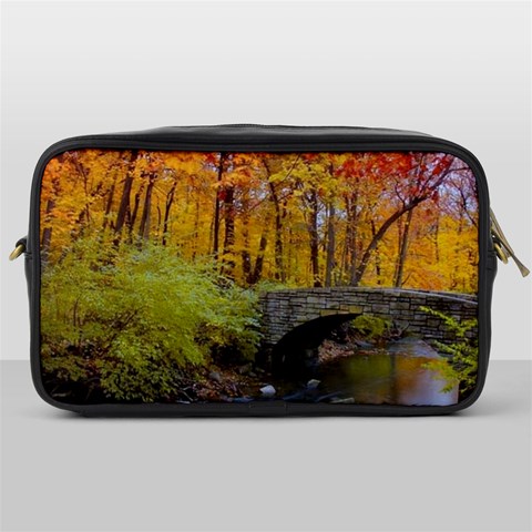 Stone Country Bridge Toiletries Bag (One Side) from ArtsNow.com Front