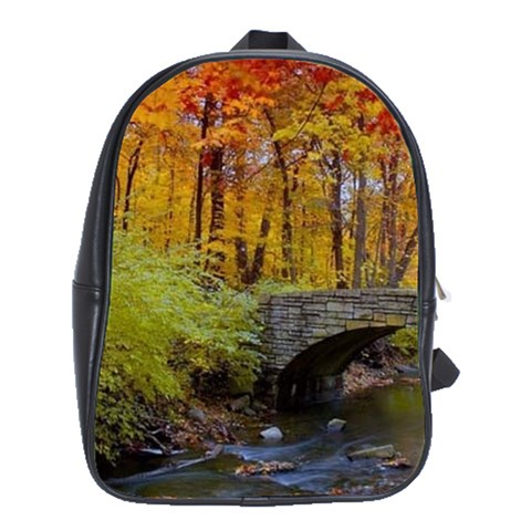 Stone Country Bridge School Bag (XL) from ArtsNow.com Front