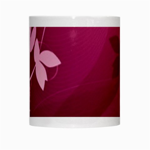 Pink Flower Art White Mug from ArtsNow.com Center