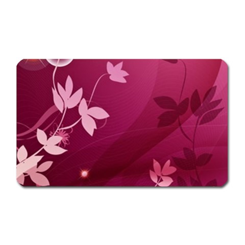 Pink Flower Art Magnet (Rectangular) from ArtsNow.com Front