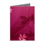 Pink Flower Art Mini Greeting Card