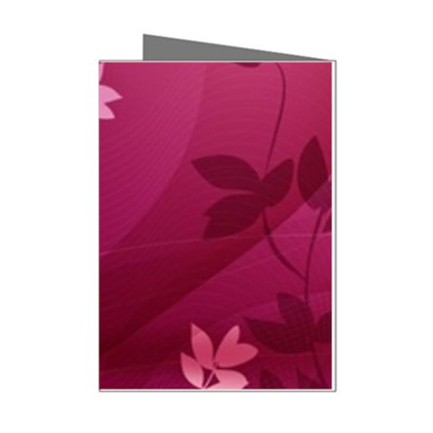 Pink Flower Art Mini Greeting Cards (Pkg of 8) from ArtsNow.com Left