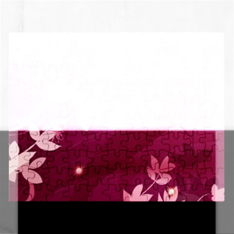 Pink Flower Art Jigsaw Puzzle (Rectangular) from ArtsNow.com Front