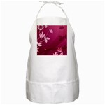 Pink Flower Art BBQ Apron