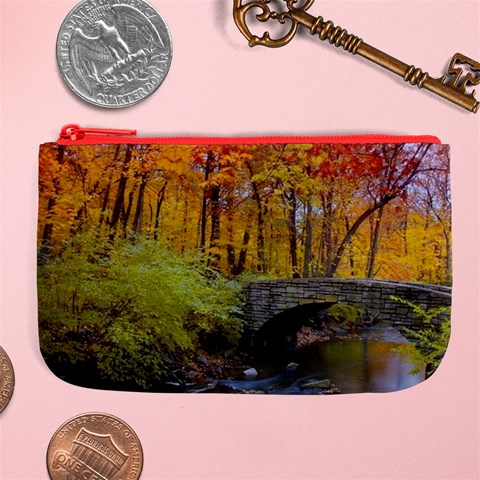 Stone Country Bridge Large Coin Purse from ArtsNow.com Front