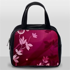 Pink Flower Art Classic Handbag (Two Sides) from ArtsNow.com Back