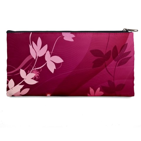 Pink Flower Art Pencil Case from ArtsNow.com Back