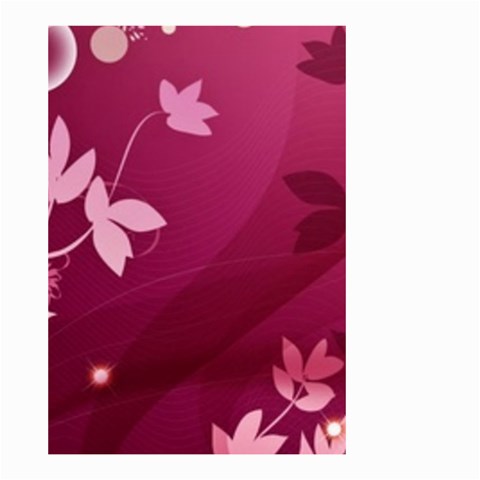 Pink Flower Art Small Garden Flag (Two Sides) from ArtsNow.com Front