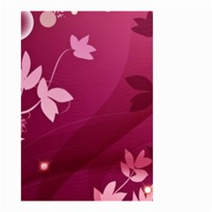 Pink Flower Art Small Garden Flag (Two Sides) from ArtsNow.com Front