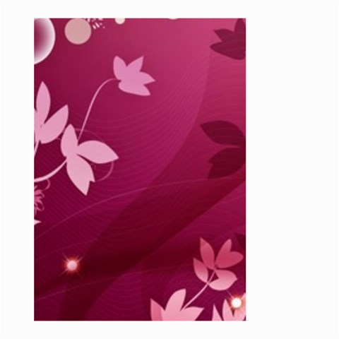 Pink Flower Art Large Garden Flag (Two Sides) from ArtsNow.com Back